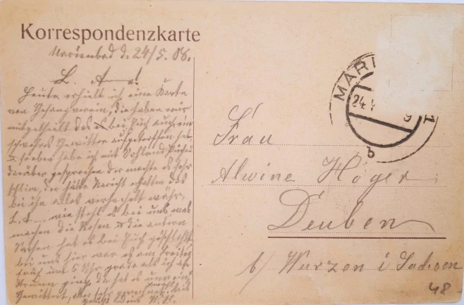 Pohlednice Mariánské lázně