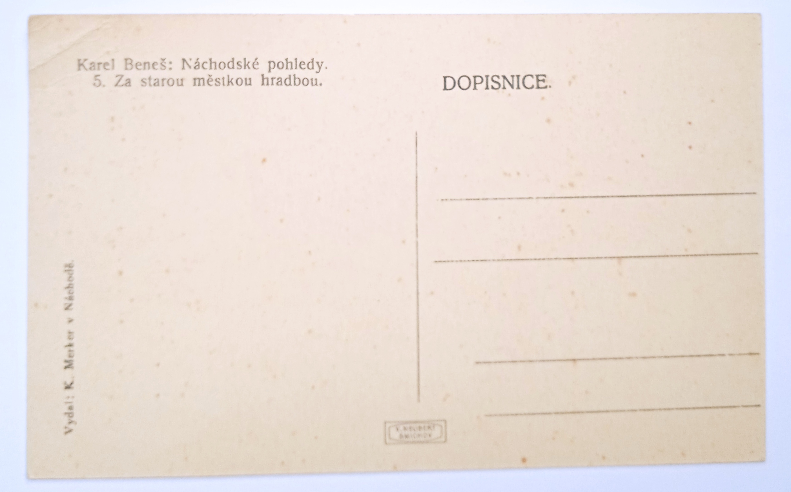 Pohlednice Náchod
