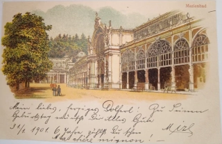 Pohlednice Mariánské lázně