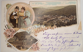 Pohlednice Mariánské lázně