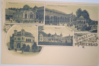 Pohlednice Mariánské lázně