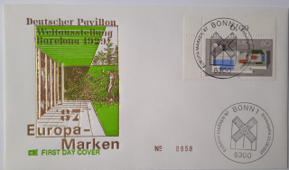 obálka Německý pavilon expo Barcelona 1929